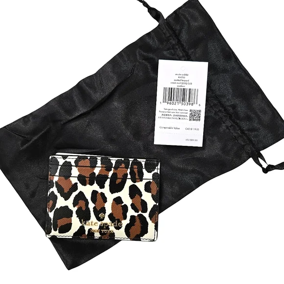 Kate Spade Leopard Cardholder - Picture 4 of 4